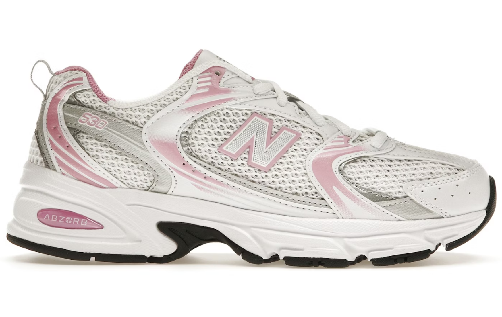 New Balance 530 – Blanc & Rose pastel